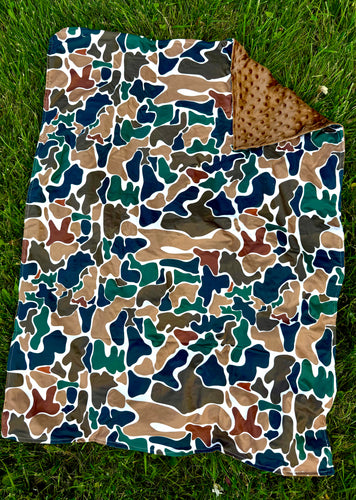 Duck Camo Baby Blanket