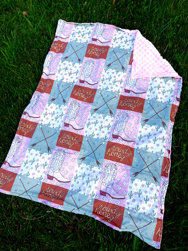 Howdy Honey Baby Blanket