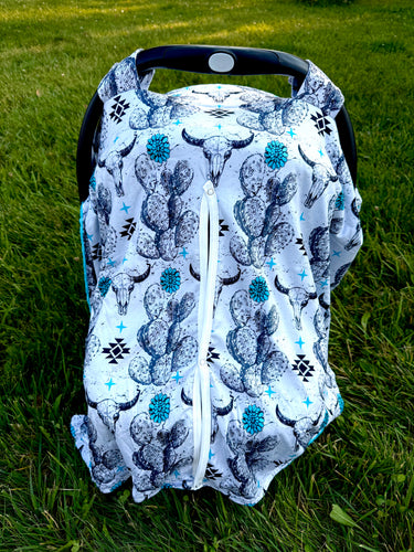Cactus Steerhead Carseat Cover