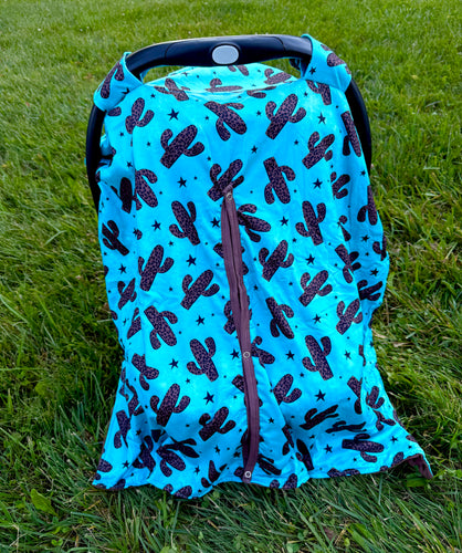 Leopard Cactus Carseat Cover