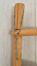 Load image into Gallery viewer, Navajo Sterling and Turquoise Lariat
