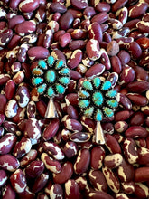 Load image into Gallery viewer, Turquoise Blossom Post Earrings