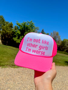 I’m Worse Trucker Hat
