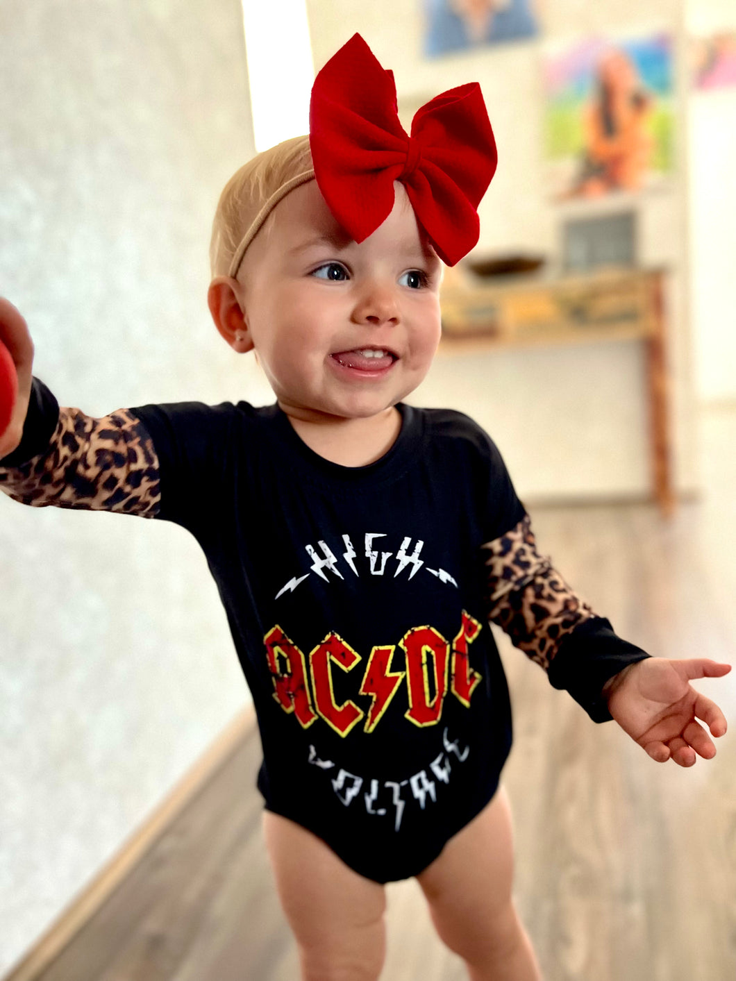 Acdc 2024 baby outfit