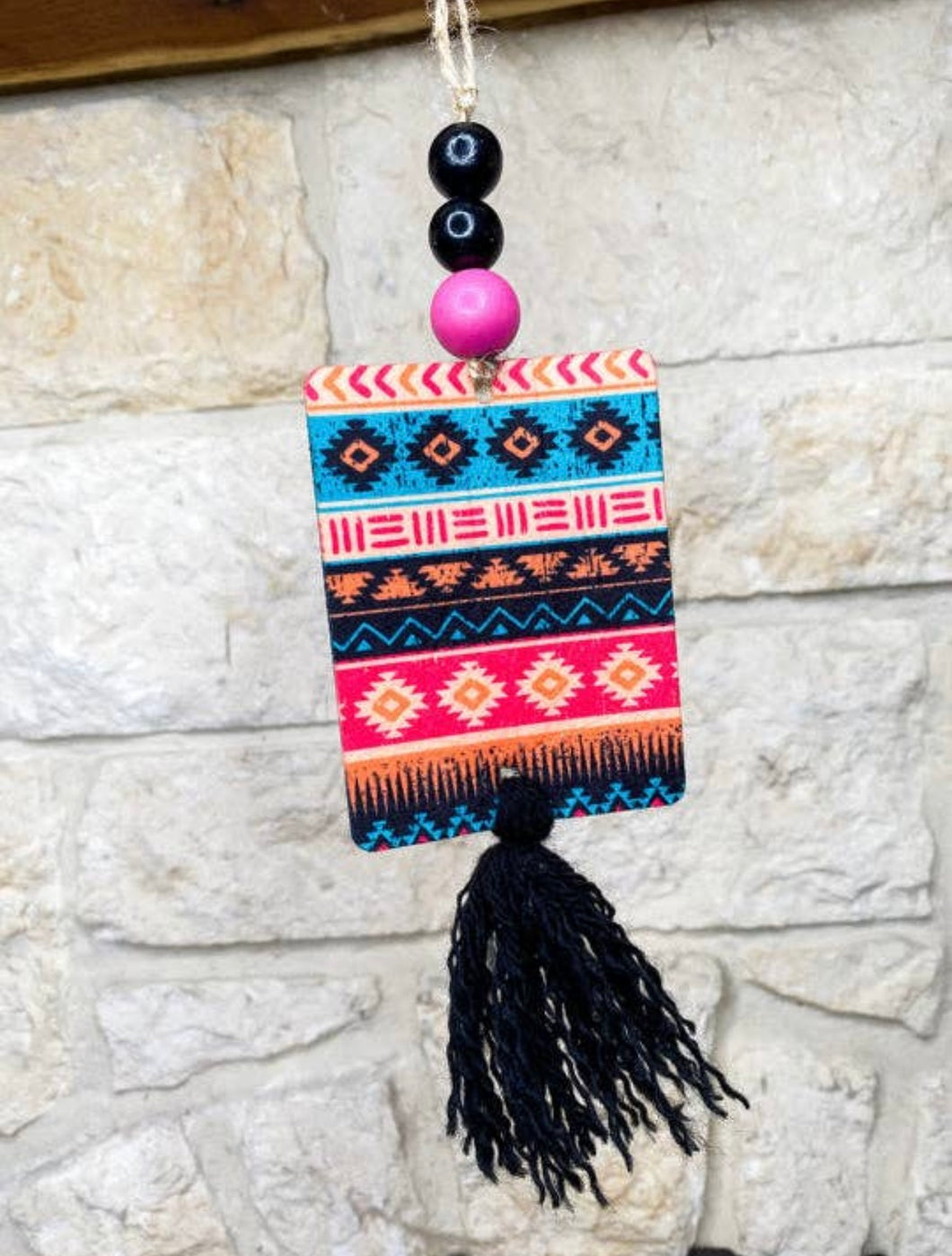 Aztec Freshie w/ Lava Beads